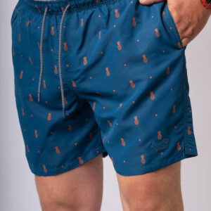 MTS-126VA Double Swim Shorts Μεγάλα μεγέθη (Πετρόλ)