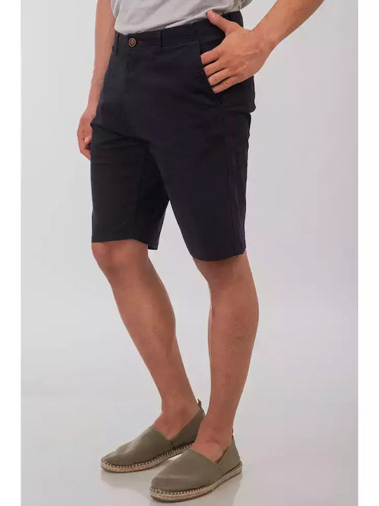Double Ανδρική Βερμούδα Chino Double 251MSHO-7019 Navy Double Ανδρική Βερμούδα Chino Double 251MSHO-7019 Navy