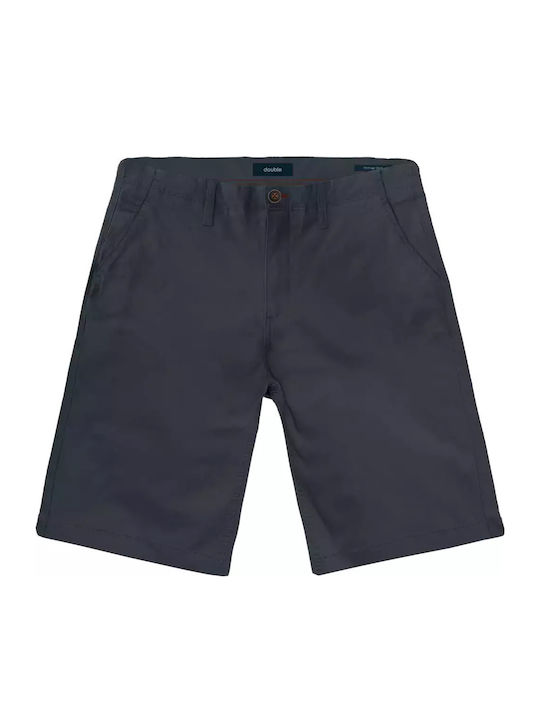 Double Ανδρική Βερμούδα Chino Double 251MSHO-7019 Navy Double Ανδρική Βερμούδα Chino Double 251MSHO-7019 Navy