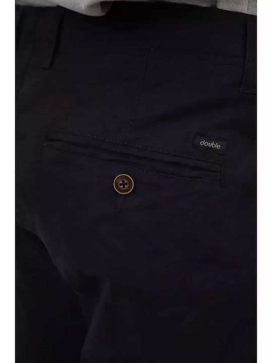 Double Ανδρική Βερμούδα Chino Double 251MSHO-7019 Navy Double Ανδρική Βερμούδα Chino Double 251MSHO-7019 Navy