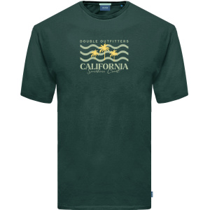 TS-2003SA Double T-Shirts With Graphic Print (Μεγάλα Μεγέθη) Forest Green
