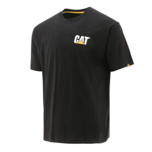CAT Μπλουζάκι κοντομάνικο μαύρο trademark tee  W05324-016