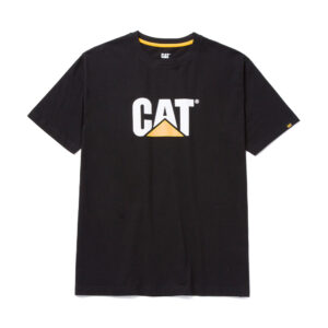 CAT Μπλουζάκι κοντομάνικο μαύρο tm logo 1510305