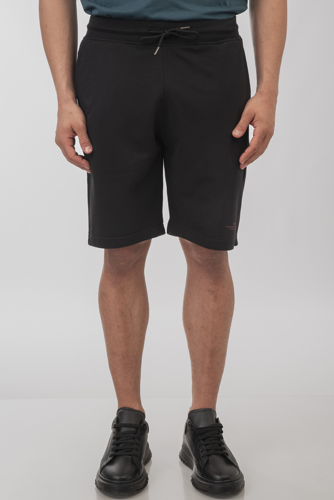 Double Ανδρική Αθλητική Βερμούδα 251MS-6011Α Black Double Ανδρική Αθλητική Βερμούδα 251MS-6011Α Black