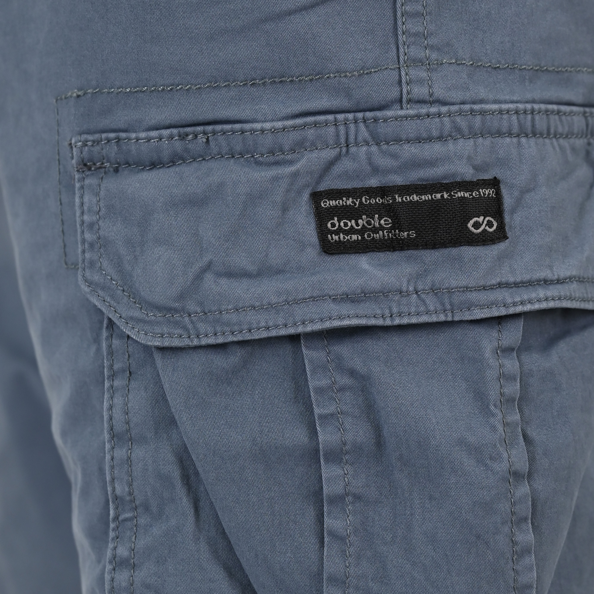 Double Ανδρική Βερμούδα Cargo 261MSHO-7061A Stone Blue Double Ανδρική Βερμούδα Cargo 261MSHO-7061A Stone Blue