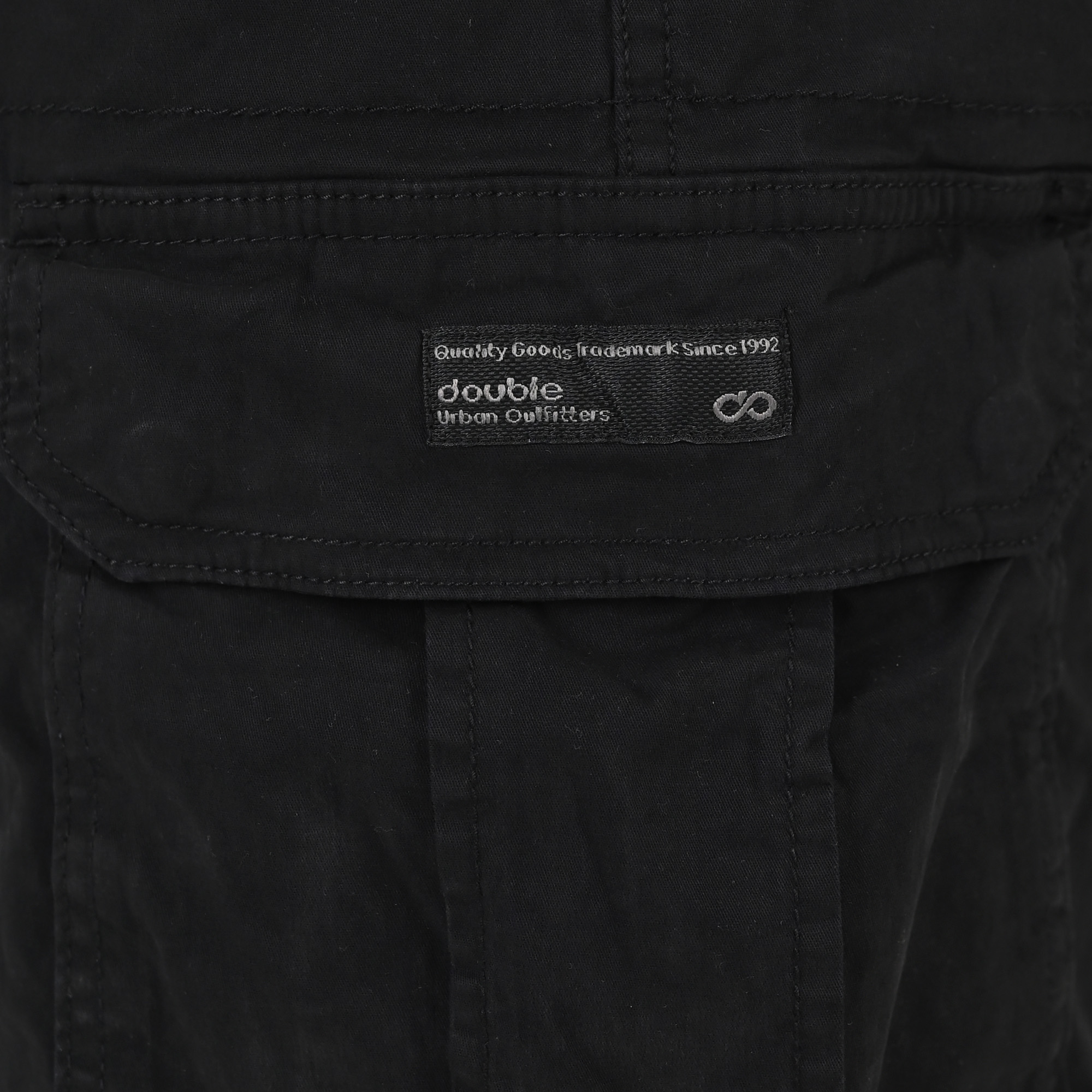 Double Ανδρική Βερμούδα Cargo 261MSHO-7061A Black Double Ανδρική Βερμούδα Cargo 261MSHO-7061A Black