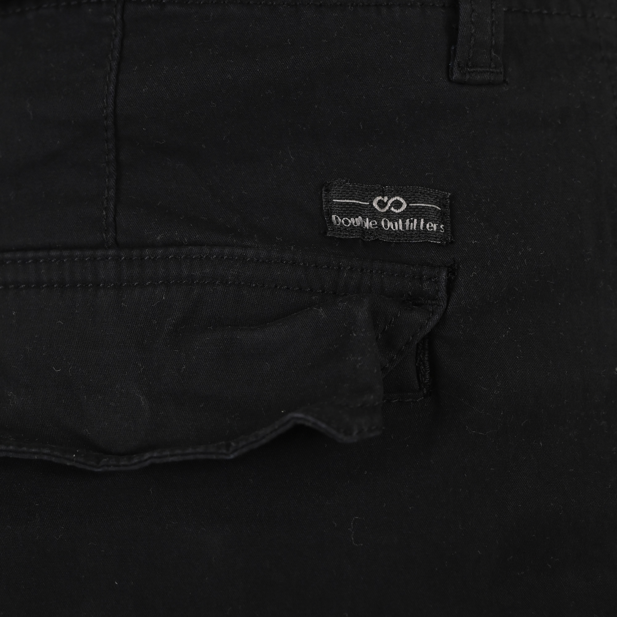 Double Ανδρική Βερμούδα Cargo 261MSHO-7061A Black Double Ανδρική Βερμούδα Cargo 261MSHO-7061A Black