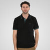 Double Ανδρικό Μπλουζάκι Polo 261PS-3035A Black