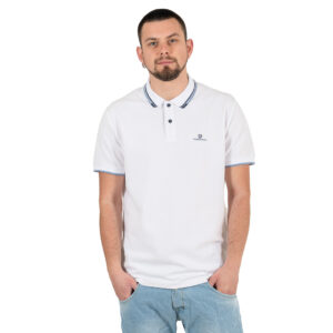 Double Ανδρικό Polo T-shirt GS-35A White