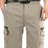 Double Ανδρική Βερμούδα Cargo MSHO-141A Beige Double Ανδρική Βερμούδα Cargo MSHO-141A Beige