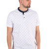 Double Ανδρικό Polo T-shirt PS-298Α White
