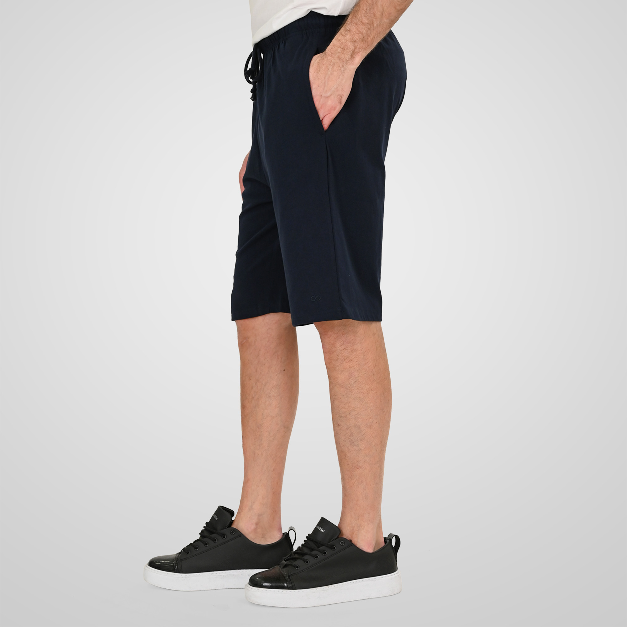 Double Ανδρική Μακό Βερμούδα 261MS-05A Navy Double Ανδρική Μακό Βερμούδα 261MS-05A Navy