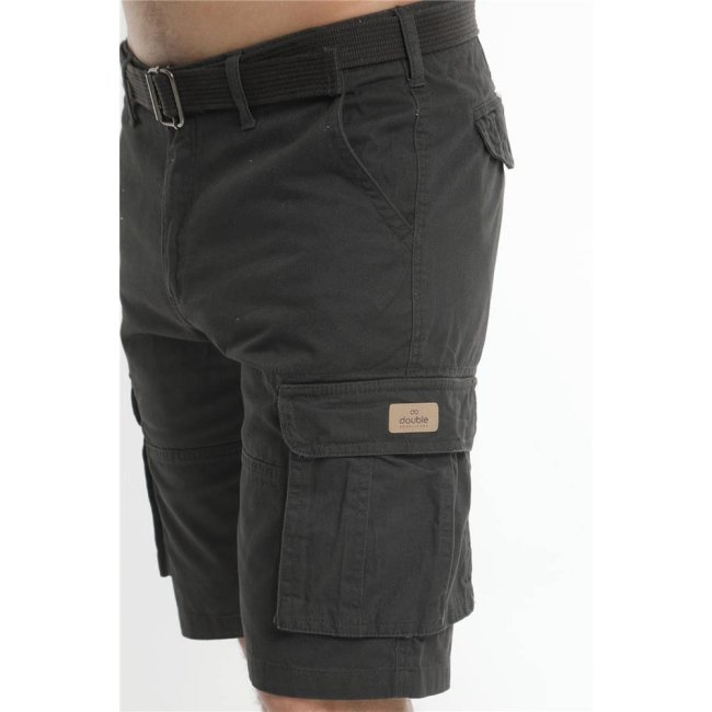 Double Ανδρική Βερμούδα Cargo MSHO-151A Anthracite Double Ανδρική Βερμούδα Cargo MSHO-151A Anthracite