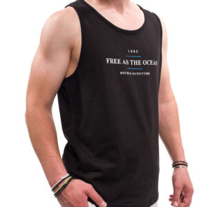 Double Ανδρική Αμάνικη Μπλούζα 251TSL-9023A Black Double Ανδρική Αμάνικη Μπλούζα 251TSL-9023A Black