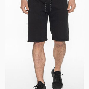 Double Ανδρική Αθλητική Βερμούδα MS-36A Black Double Ανδρική Αθλητική Βερμούδα MS-36A Black