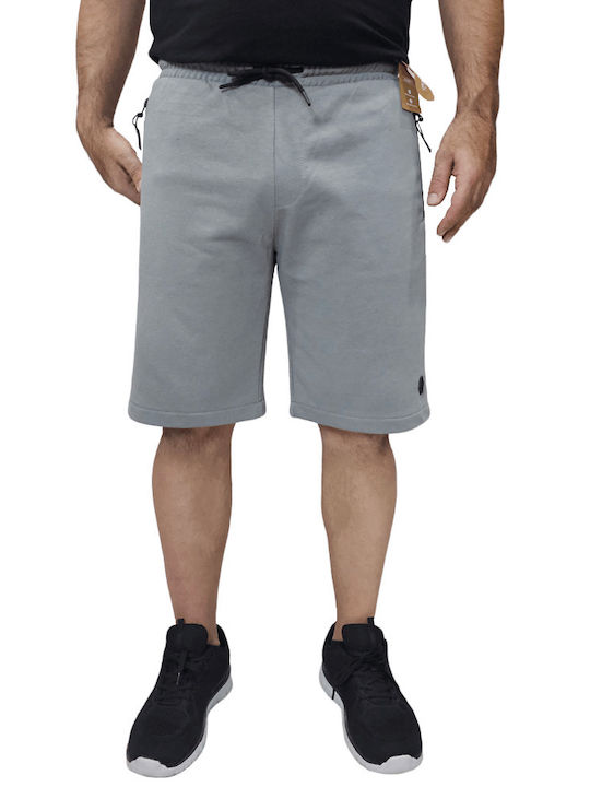 Double Ανδρική Αθλητική Βερμούδα MS-600A Black Double Ανδρική Αθλητική Βερμούδα MS-600A Black