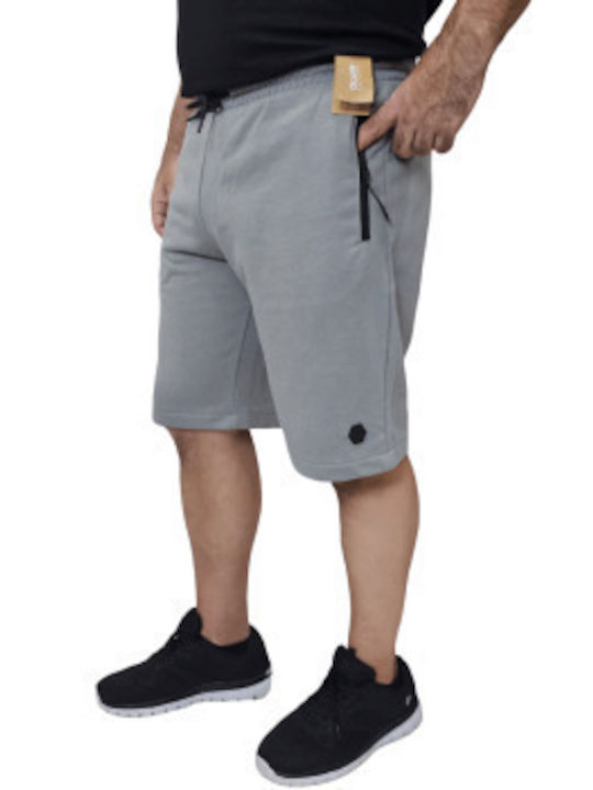 Double Ανδρική Αθλητική Βερμούδα MS-600A Anthracite Double Ανδρική Αθλητική Βερμούδα MS-600A Anthracite
