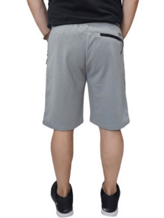 Double Ανδρική Αθλητική Βερμούδα MS-600A Anthracite Double Ανδρική Αθλητική Βερμούδα MS-600A Anthracite