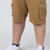 Double Ανδρική Βερμούδα Cargo MSHO-151A Beige Double Ανδρική Βερμούδα Cargo MSHO-151A Beige