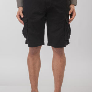 Double Ανδρική Βερμούδα Cargo 251MSHO-7011A Black Double Ανδρική Βερμούδα Cargo 251MSHO-7011A Black