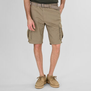 Double Cargo Βερμούδα με ζώνη 261MSHO-7029 Dusty Beige