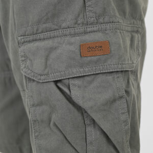 Double Cargo Βερμούδα με ζώνη 261MSHO-7029 Greige Green