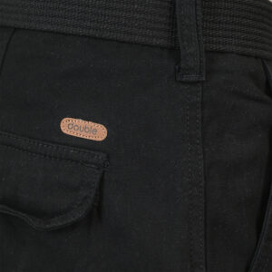 Double Cargo Βερμούδα με ζώνη 261MSHO-7029 Black