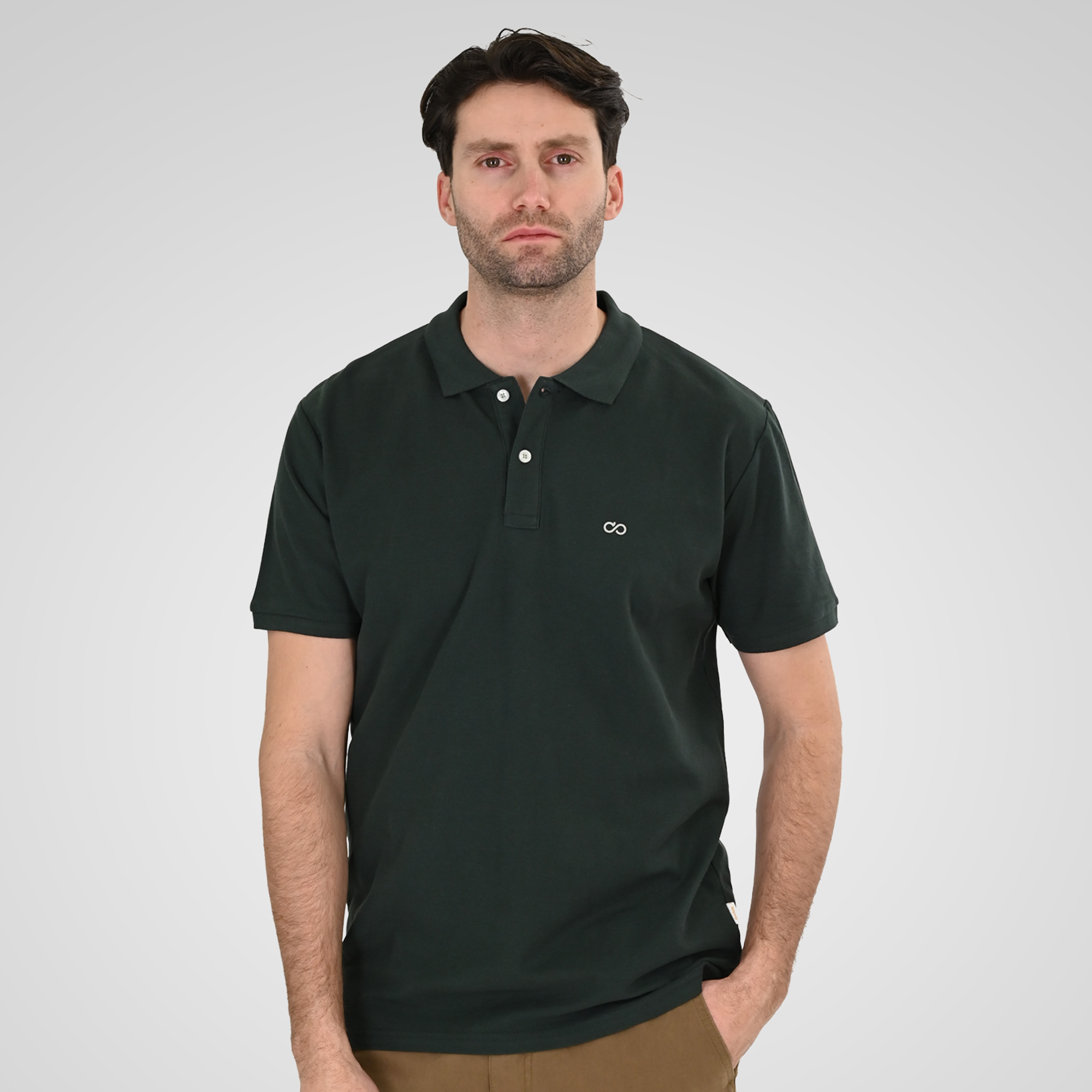 Double Polo Pique 261PS-3032 Forest Green