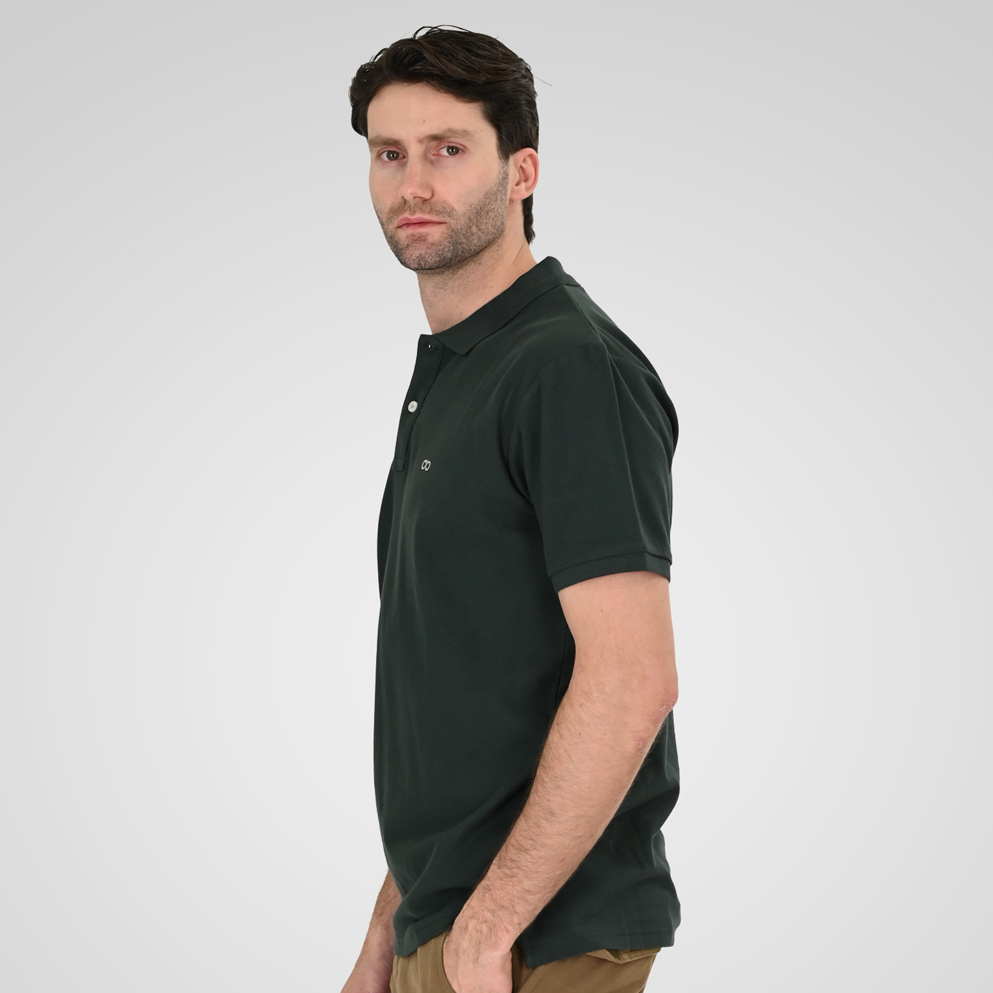 Double Polo Pique 261PS-3032 Forest Green Double Polo Pique 261PS-3032 Forest Green