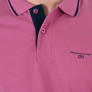 Double Polo Pique 261PS-3035 Dusty Rose
