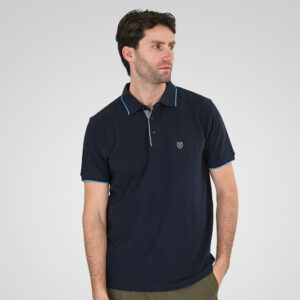 Double Ανδρικό Μπλουζάκι Polo  261PS-3079 Navy