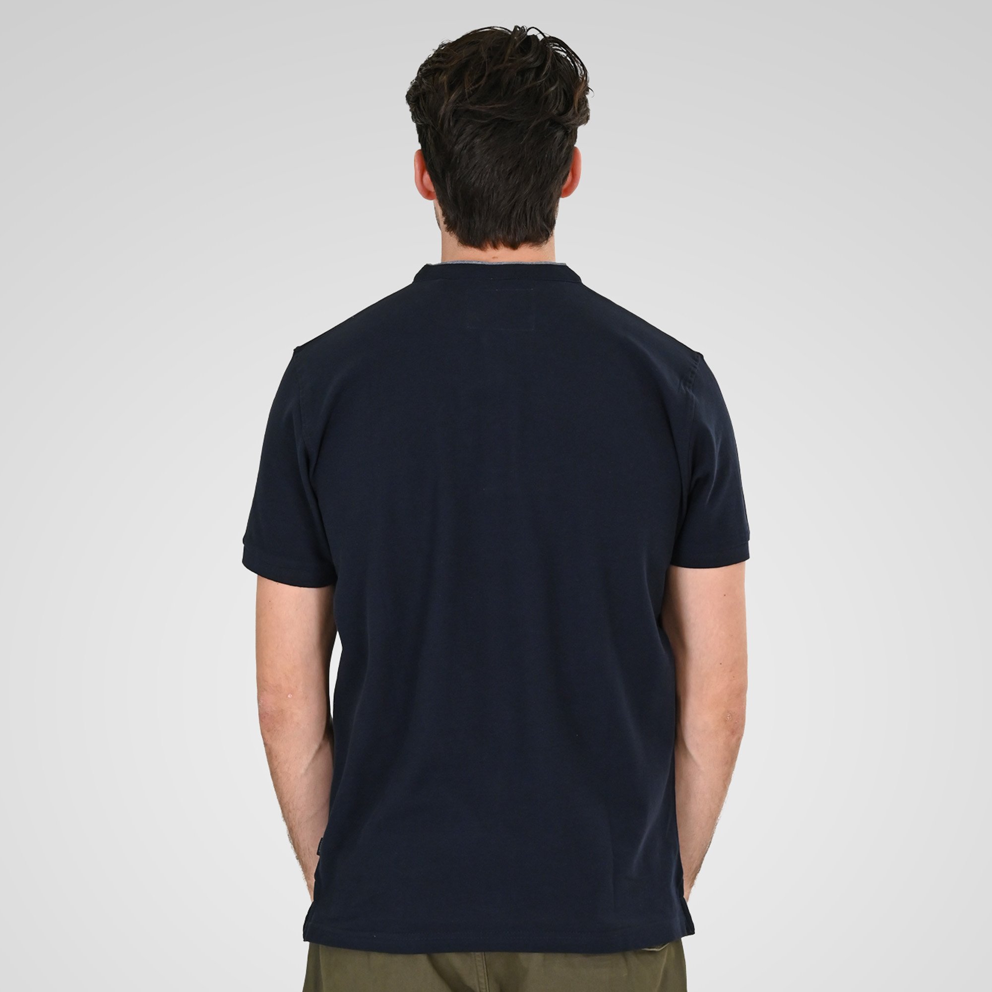 Double Ανδρικό Μπλουζάκι Polo 261PS-3083 Navy