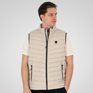 Double Αμάνικο Μπουφάν 261SMJK-2082 Greige Double Αμάνικο Μπουφάν 261SMJK-2082 Greige