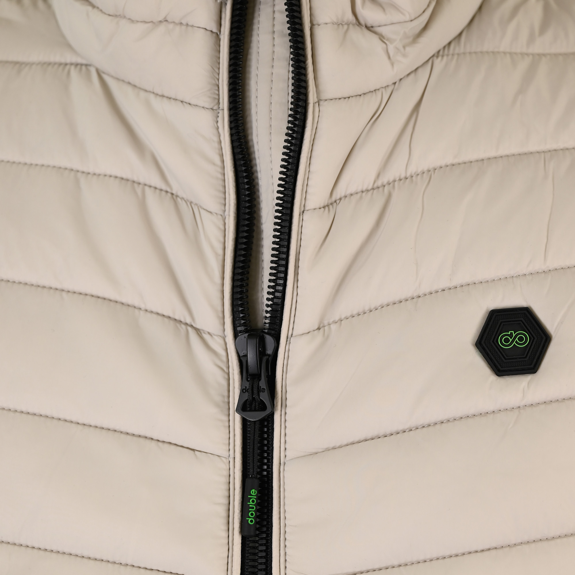 Double Αμάνικο Μπουφάν 261SMJK-2082 Greige