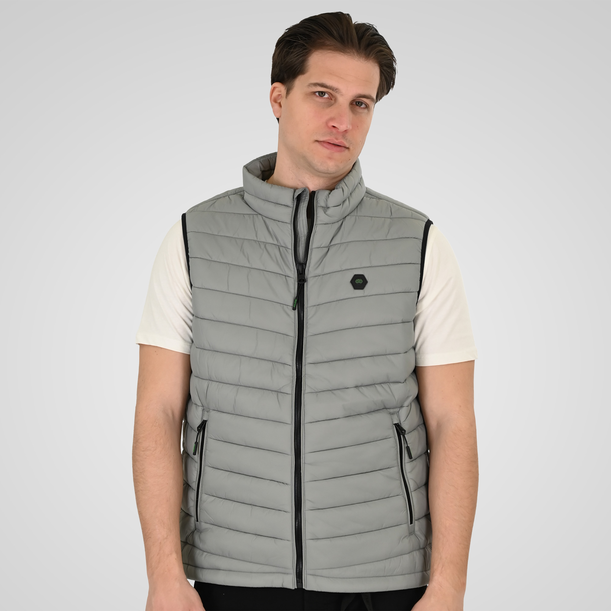 Double Αμάνικο Μπουφάν 261SMJK-2082VA Misty Green