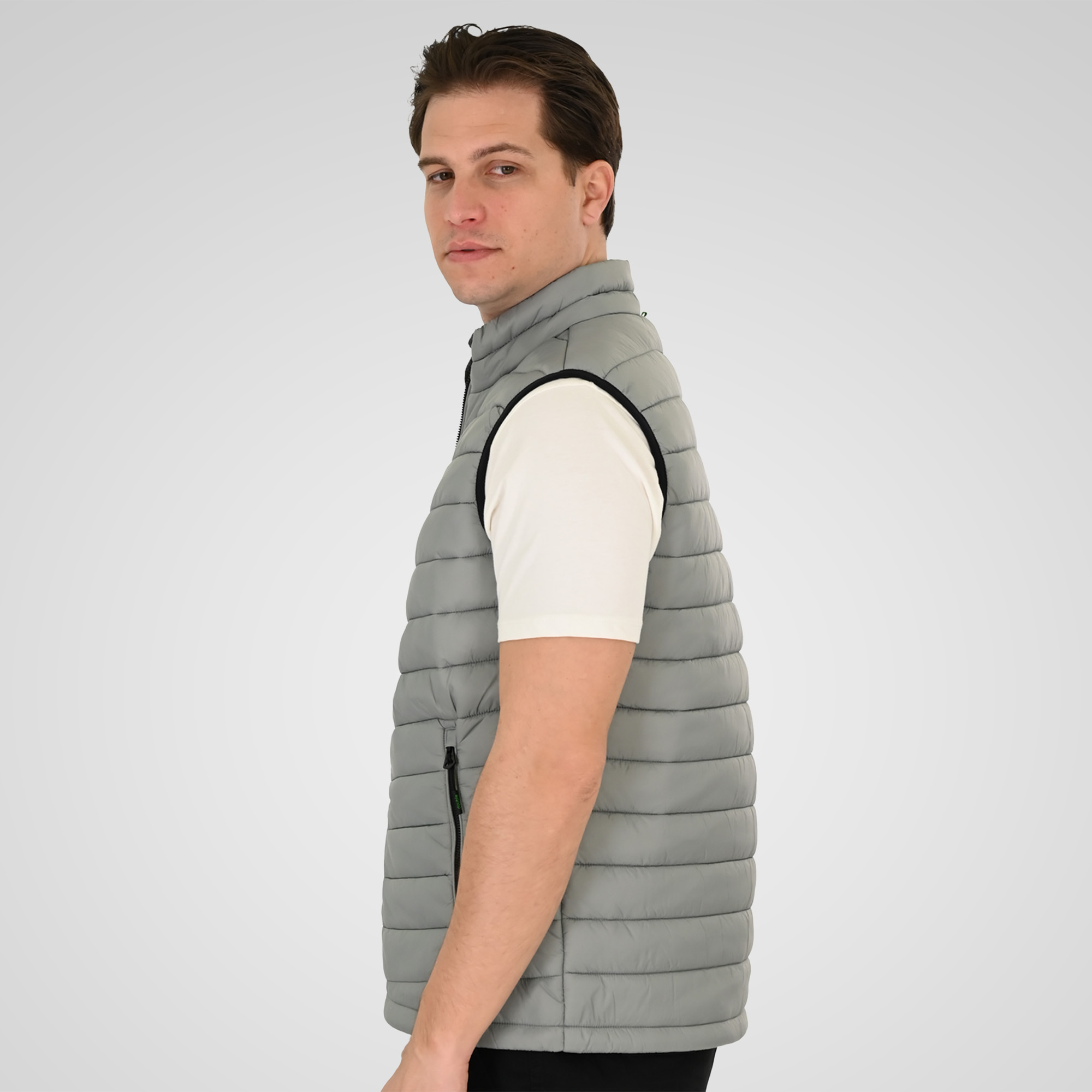 Double Αμάνικο Μπουφάν 261SMJK-2082VA Misty Green