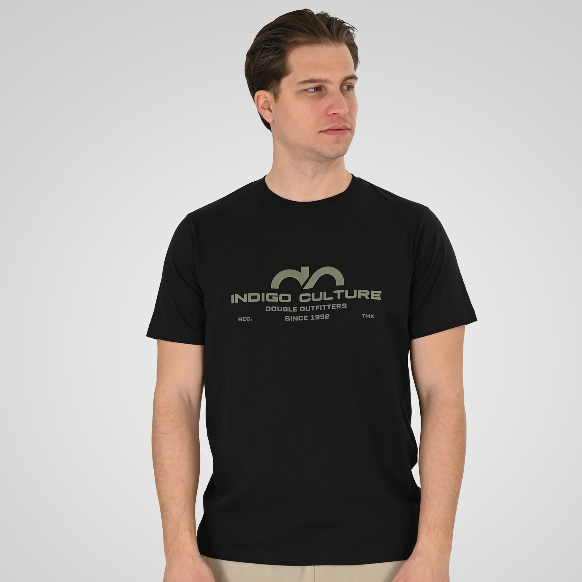 Double Κοντομάνικο Μακό Μπλουζάκι 261TS-9124A Black