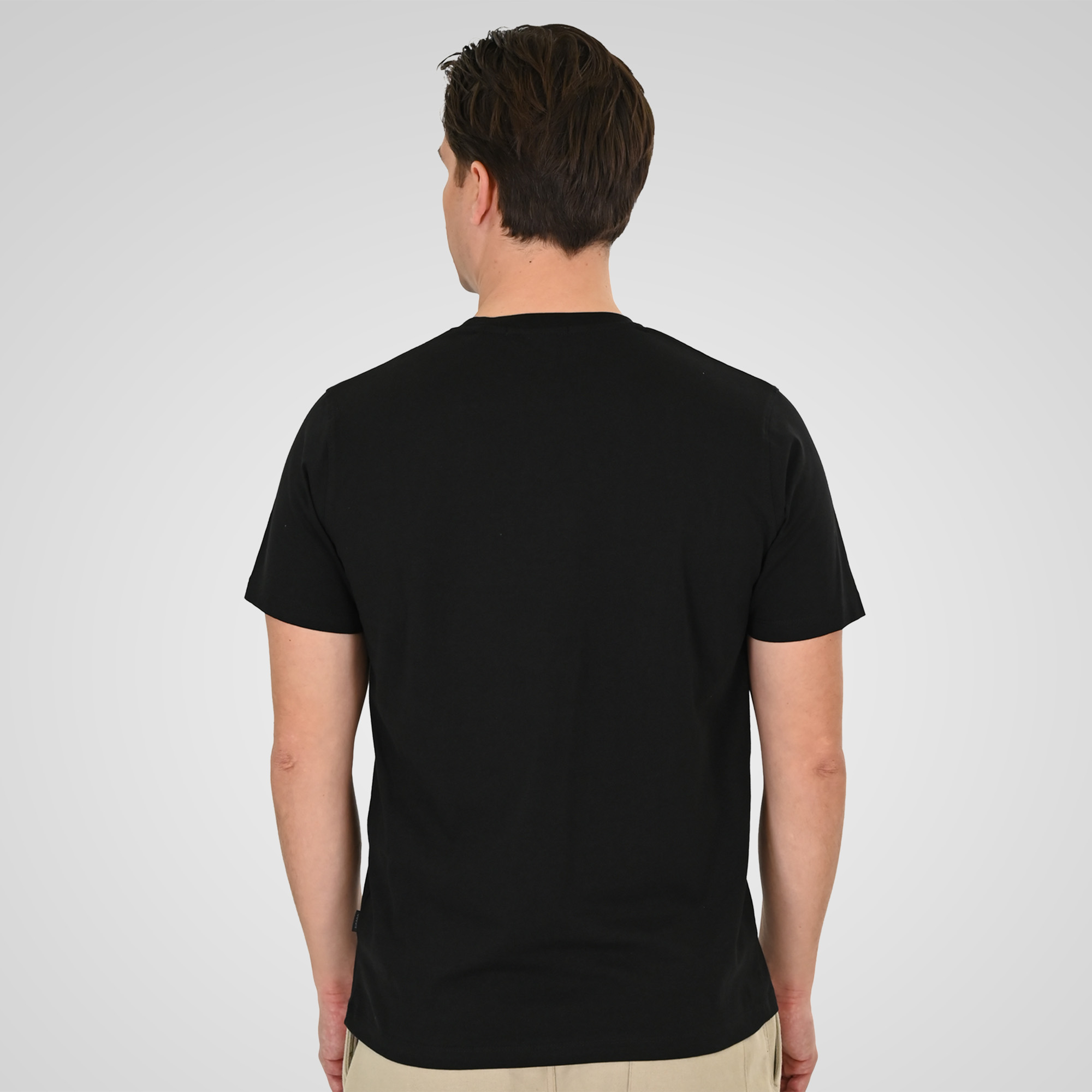 Double Κοντομάνικο Μακό Μπλουζάκι 261TS-9124A Black