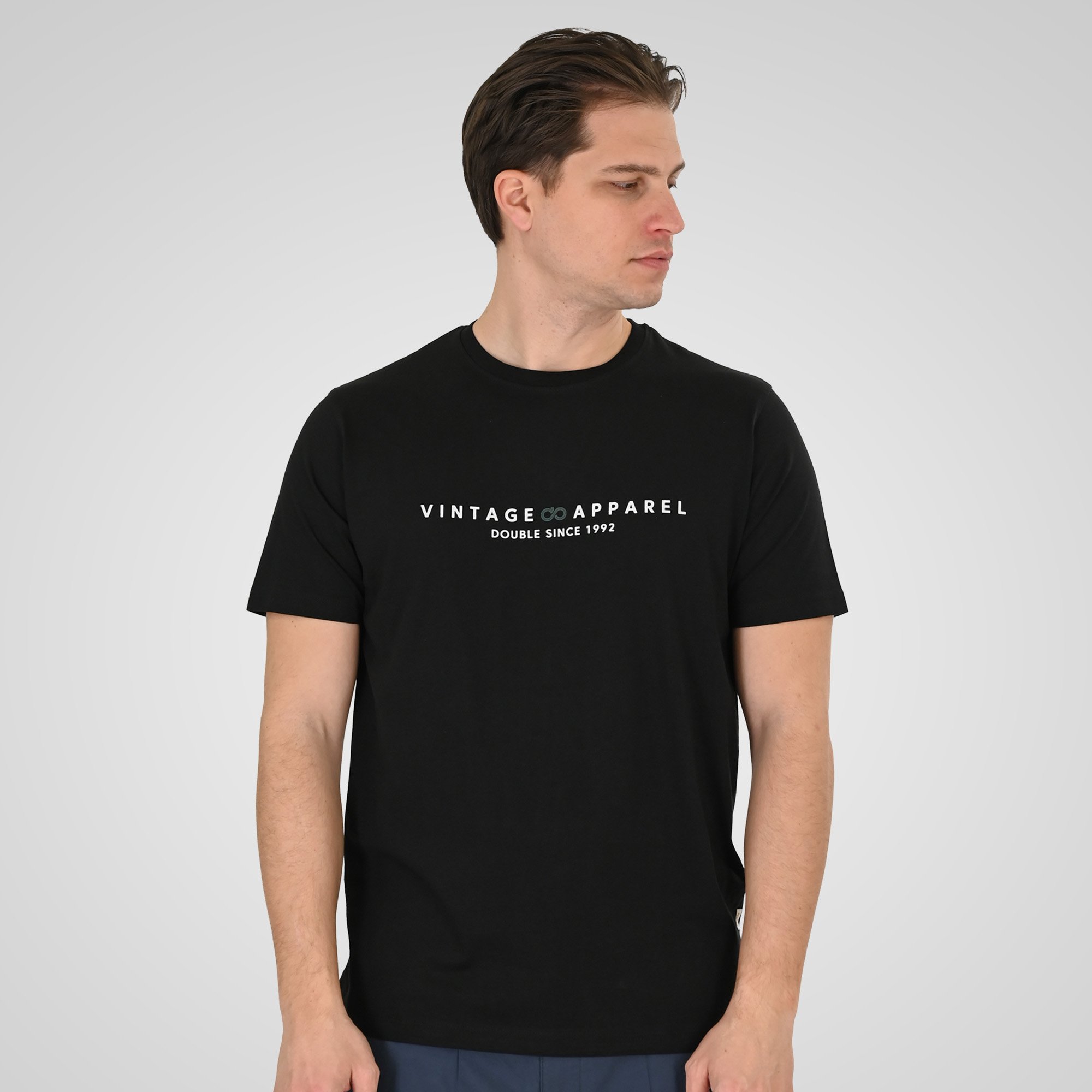 Double Ανδρικό Κοντομάνικο μακό 261TS-9125VA Black