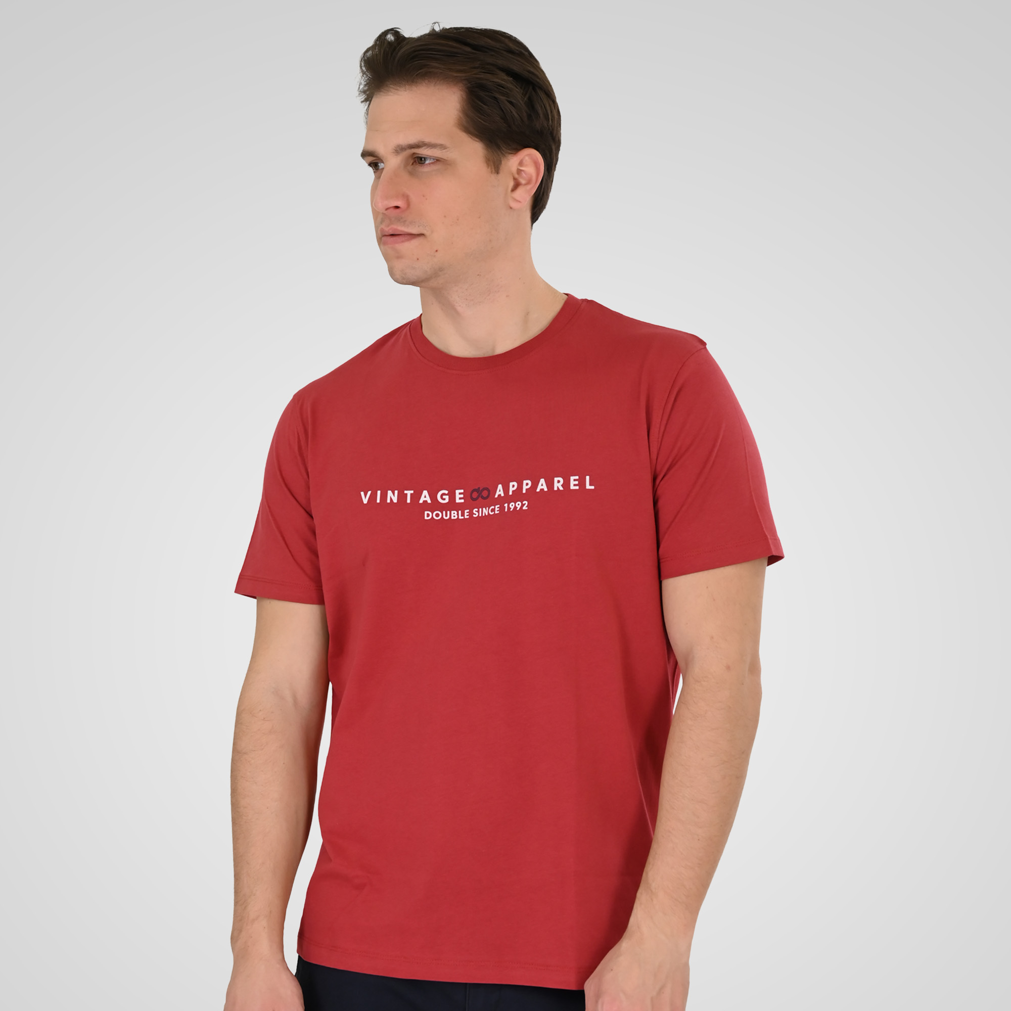 Double Ανδρικό Κοντομάνικο μακό 261TS-9125A Red Rose