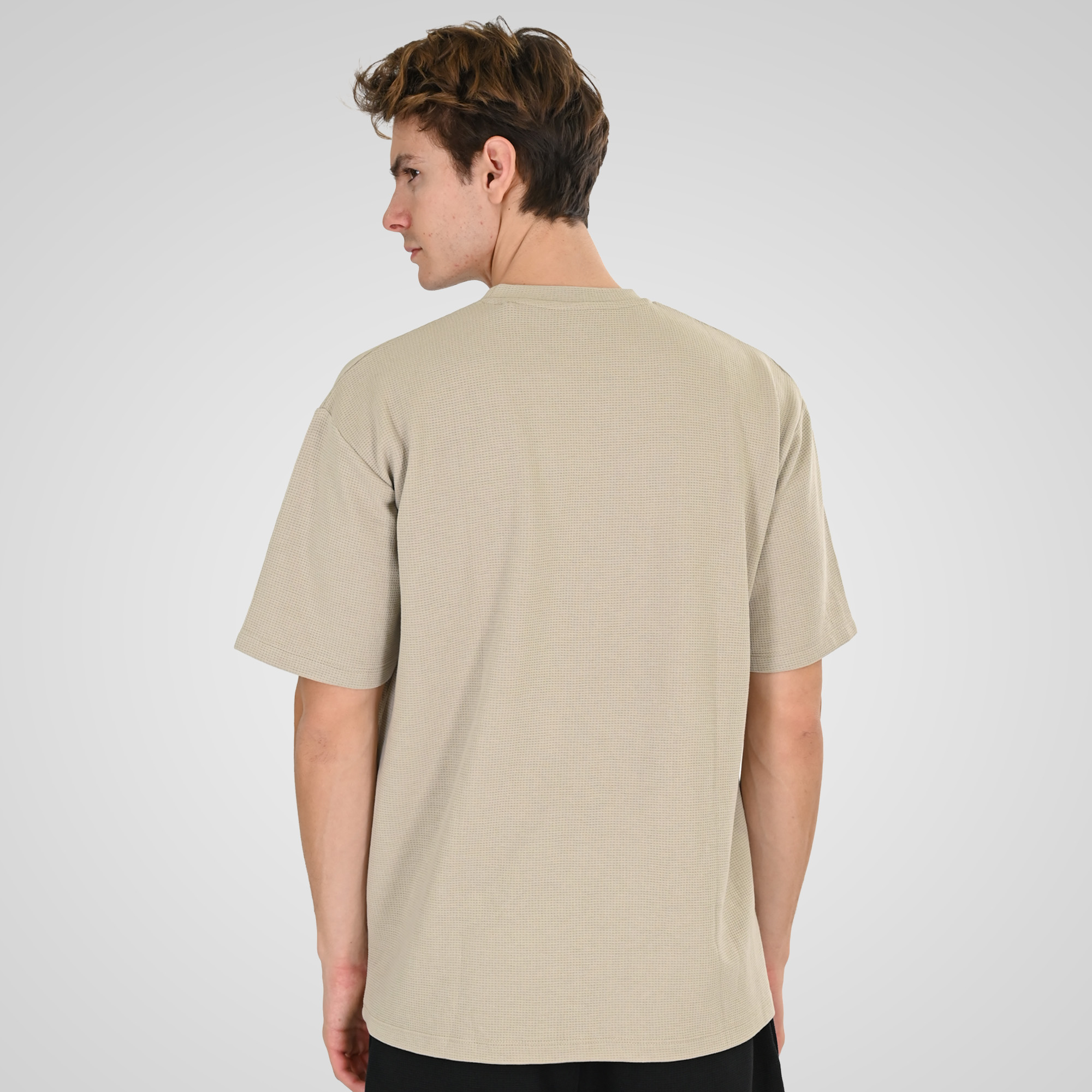 Double Κοντομάνικο Μπλουζάκι 261TS-9151VA Stone Beige