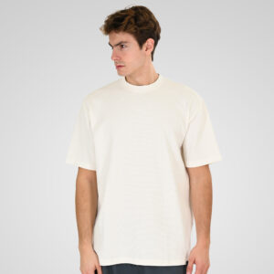 Double Κοντομάνικο Μπλουζάκι 261TS-9151VA Off White