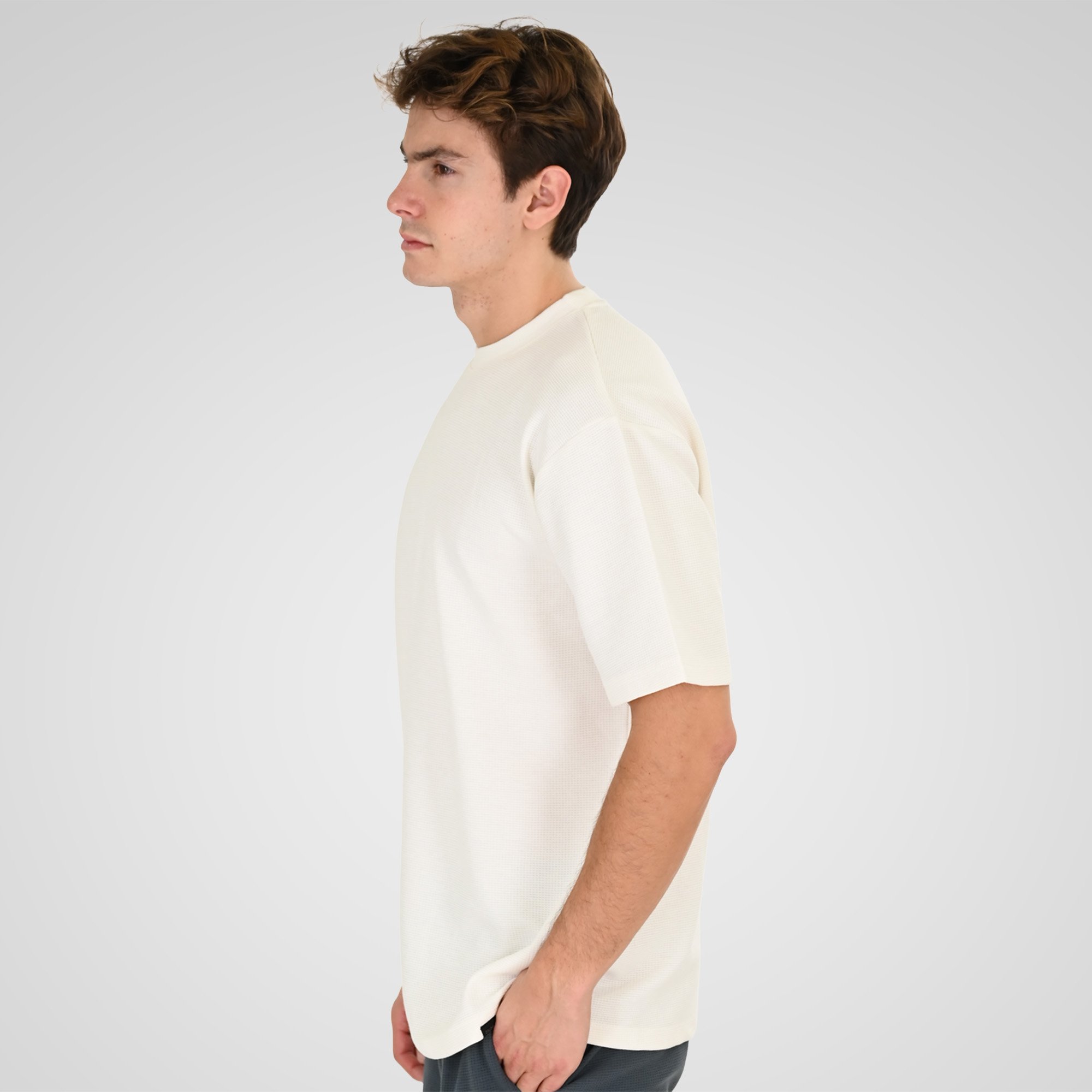 Double Κοντομάνικο Μπλουζάκι 261TS-9151VA Off White