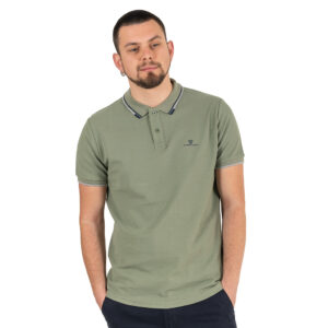 Double Ανδρικό Polo T-shirt GS-35A Olive