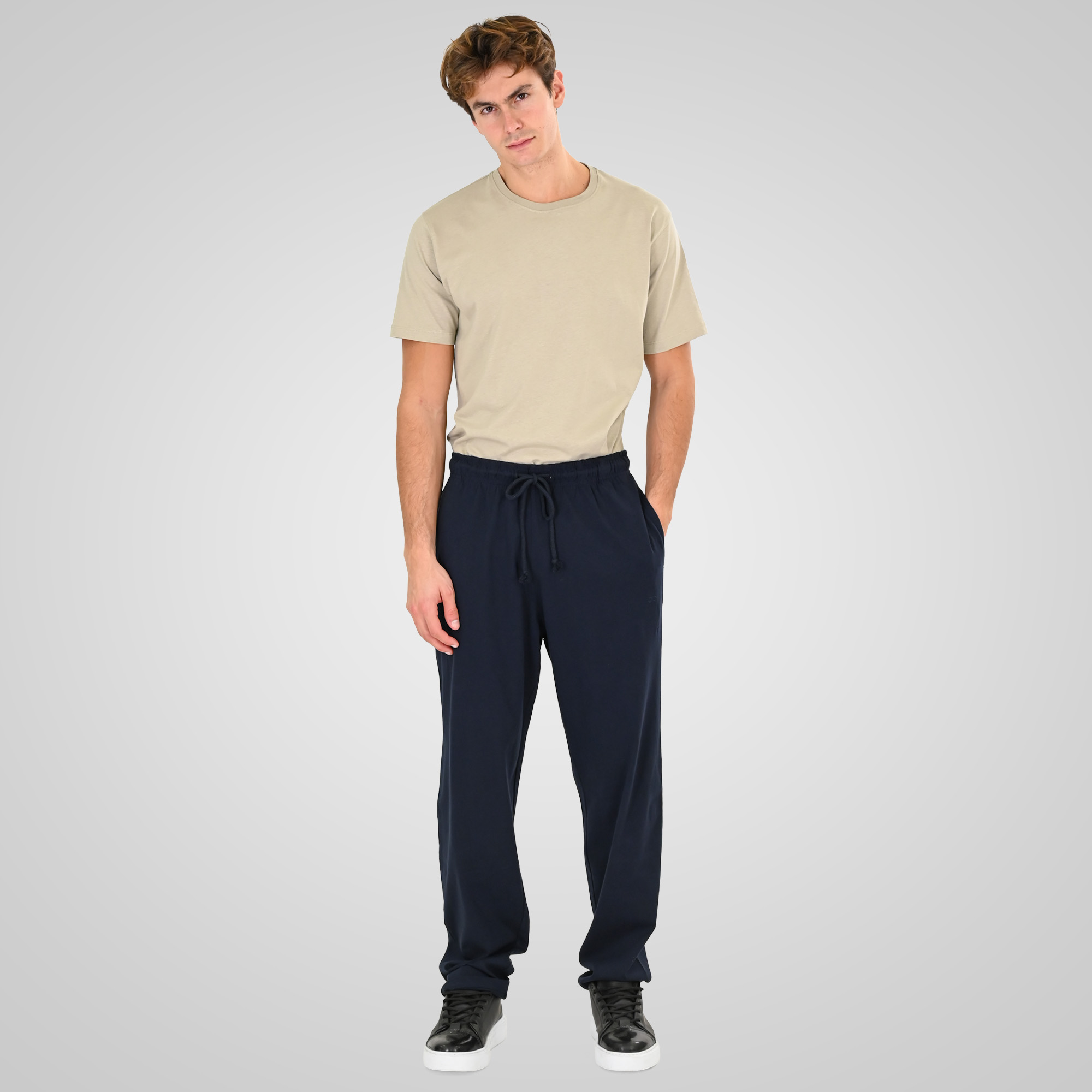 Double Ανδρικό Ανοιξιάτικο Παντελόνι Φόρμας 261MPAN-05A Navy Double Ανδρικό Ανοιξιάτικο Παντελόνι Φόρμας 261MPAN-05A Navy