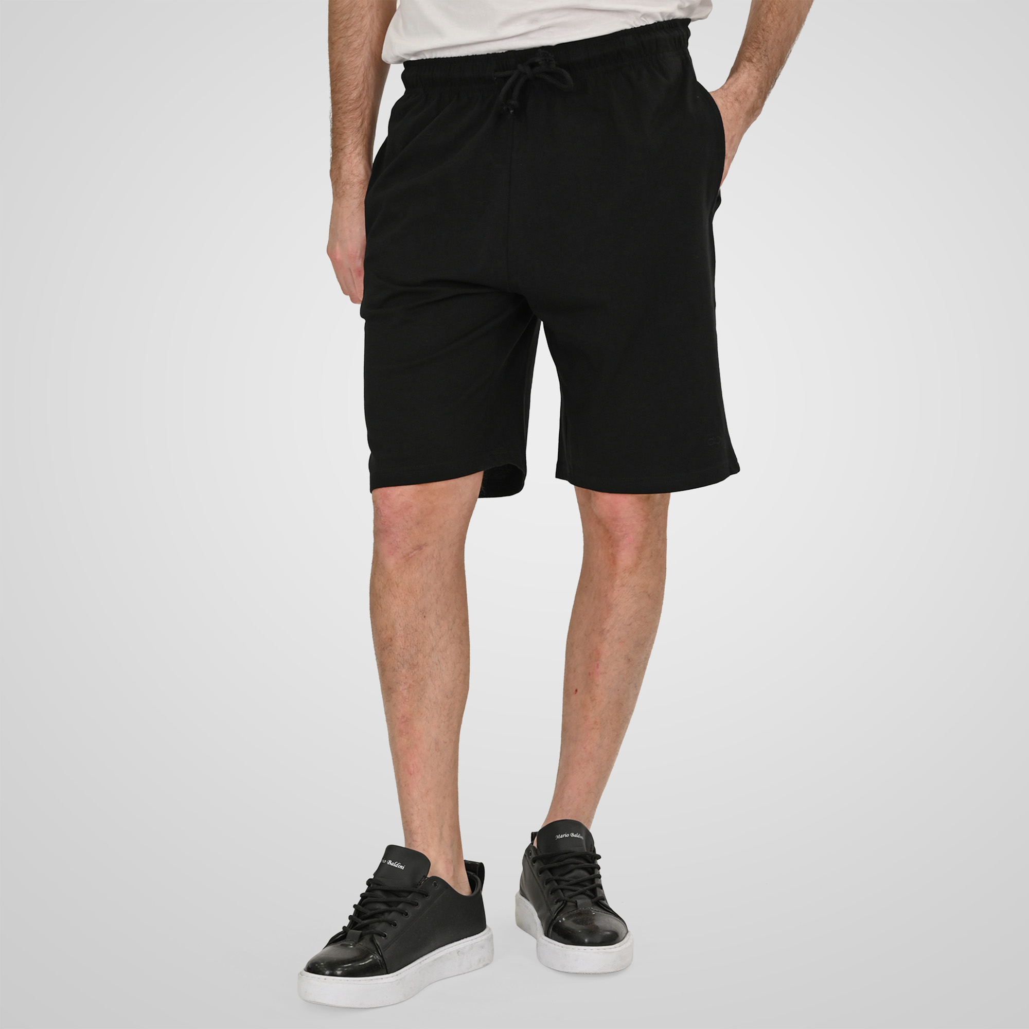 Double Ανδρική Μακό Βερμούδα 261MS-05A Black