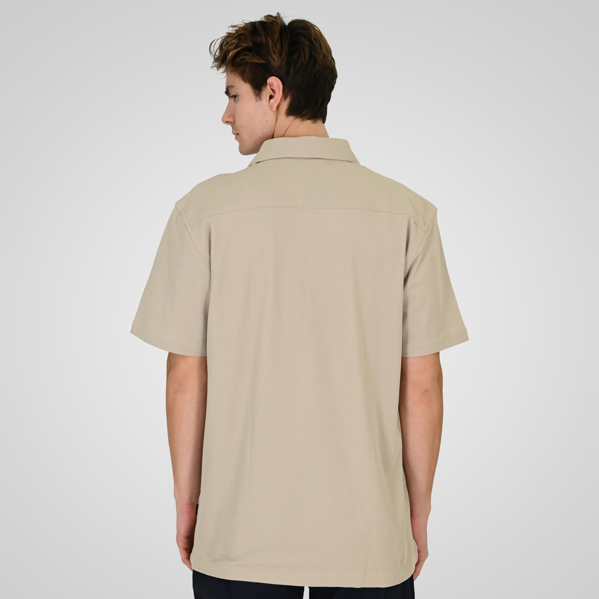 Double Ανδρικό Κοντομάνικο Πουκάμισο 261GS-5185 Cream Double Ανδρικό Κοντομάνικο Πουκάμισο 261GS-5185 Cream