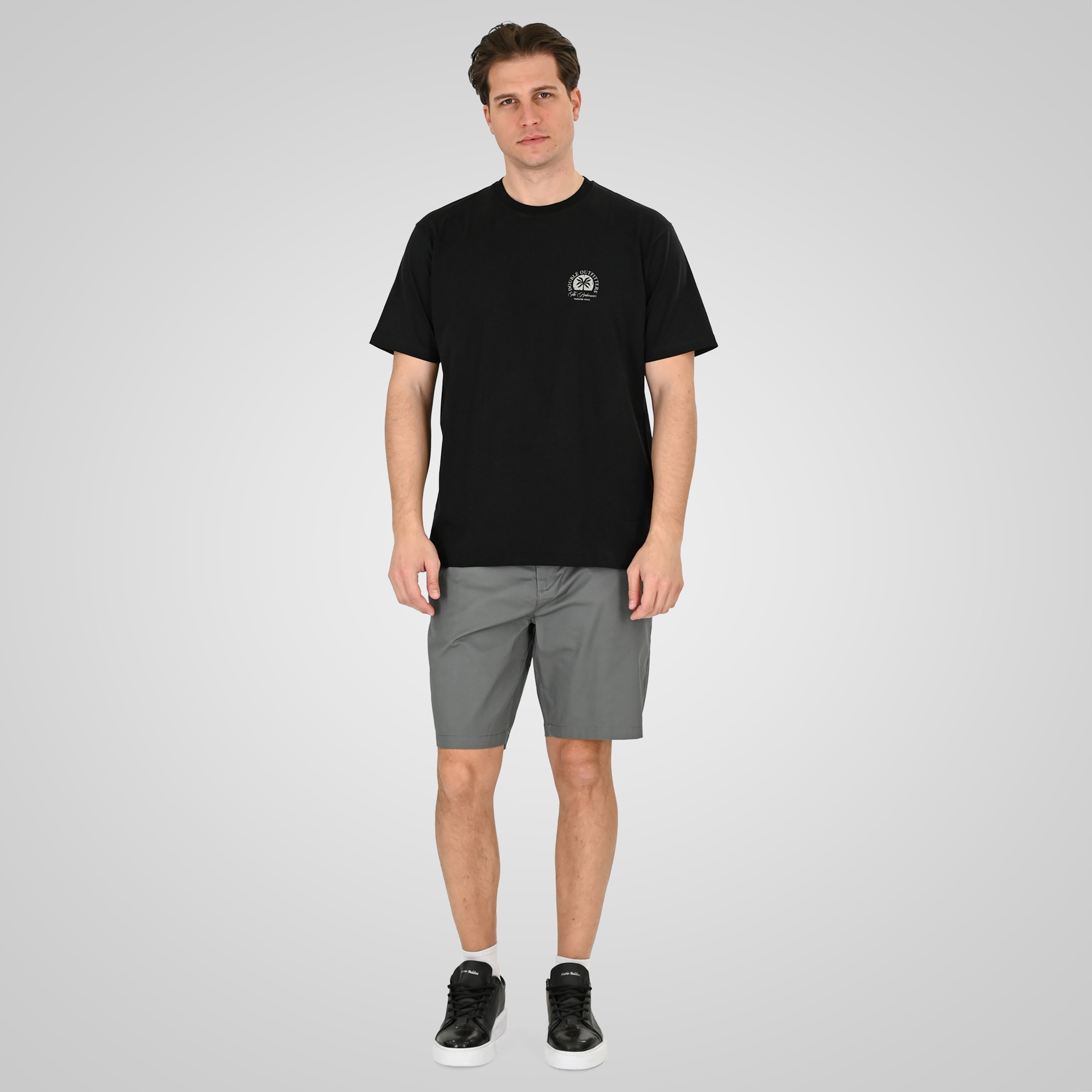 Double Κοντομάνικο Μπλουζάκι 261TS-9138 Black Double Κοντομάνικο Μπλουζάκι 261TS-9138 Black