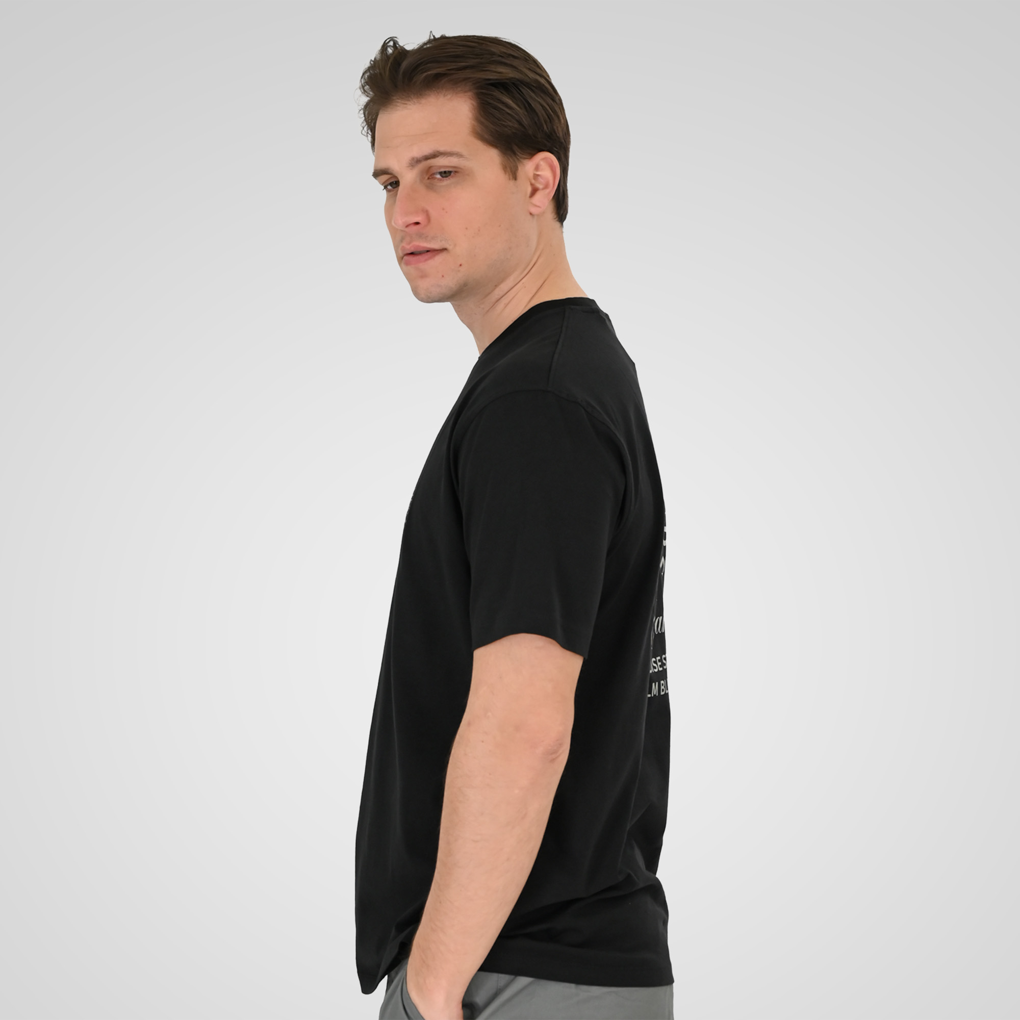 Double Κοντομάνικο Μπλουζάκι 261TS-9138 Black Double Κοντομάνικο Μπλουζάκι 261TS-9138 Black
