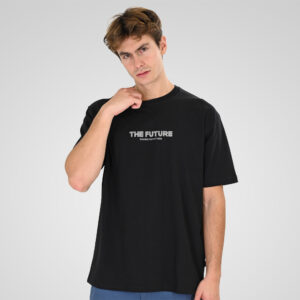 Double Κοντομάνικο Μπλουζάκι 261TS-9141 Black Double Κοντομάνικο Μπλουζάκι 261TS-9141 Black